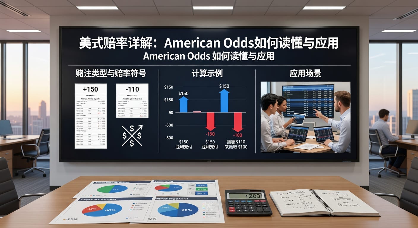 美式赔率 american odds 读法与换算技巧