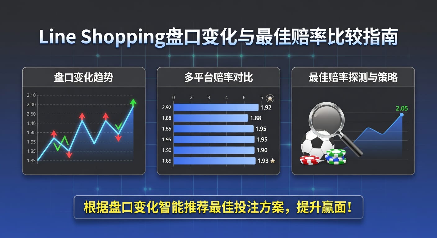 line shopping 盘口变化与最佳赔率比较：雷速体育官网实战观察